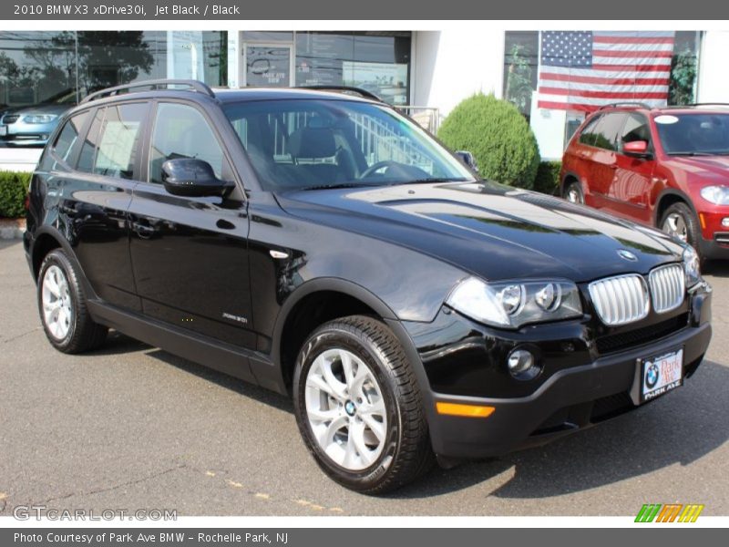 Jet Black / Black 2010 BMW X3 xDrive30i