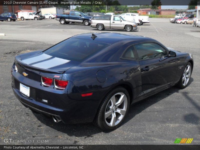 Imperial Blue Metallic / Gray 2010 Chevrolet Camaro SS/RS Coupe