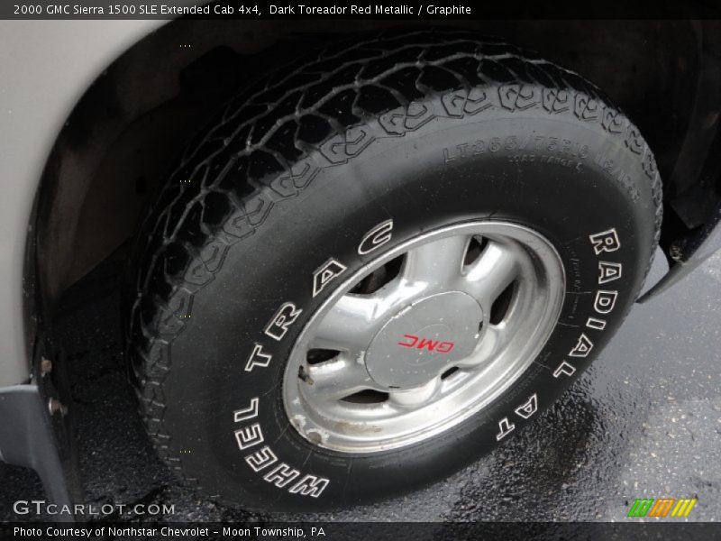 Dark Toreador Red Metallic / Graphite 2000 GMC Sierra 1500 SLE Extended Cab 4x4