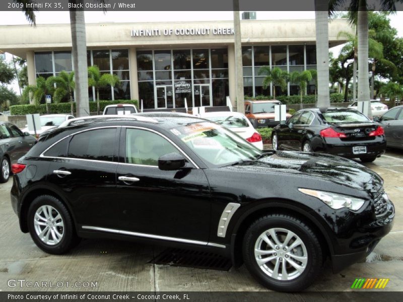 Black Obsidian / Wheat 2009 Infiniti FX 35