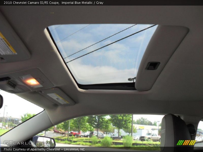 Imperial Blue Metallic / Gray 2010 Chevrolet Camaro SS/RS Coupe