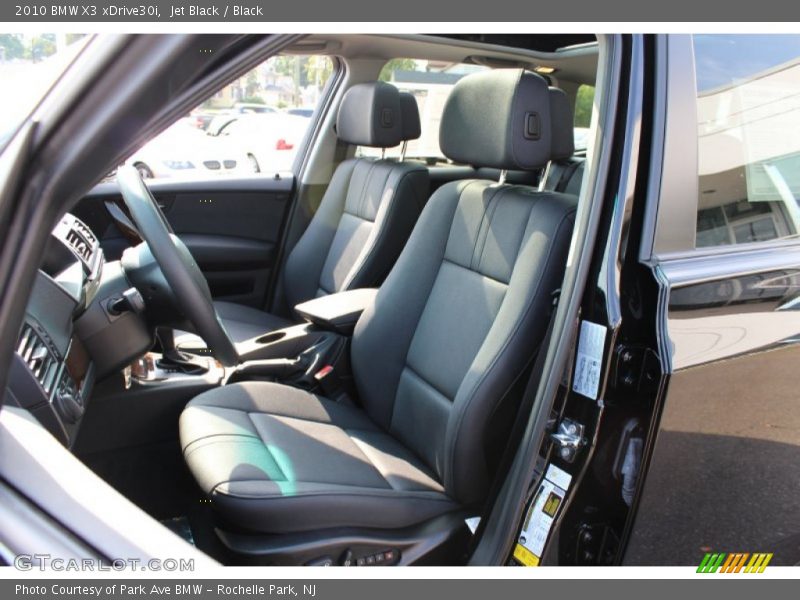 Jet Black / Black 2010 BMW X3 xDrive30i