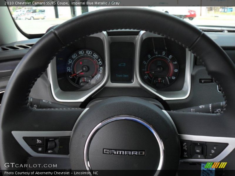Imperial Blue Metallic / Gray 2010 Chevrolet Camaro SS/RS Coupe