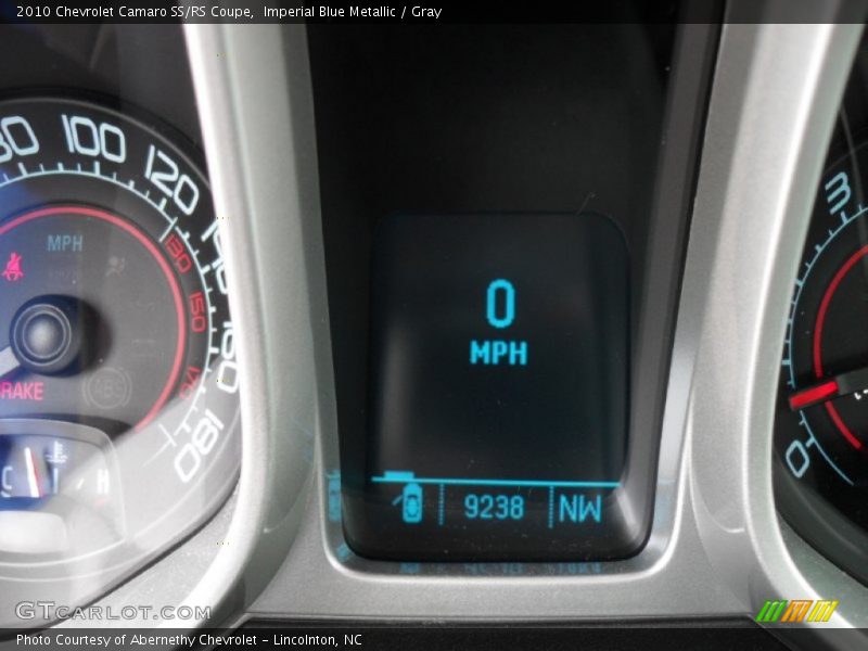 Imperial Blue Metallic / Gray 2010 Chevrolet Camaro SS/RS Coupe