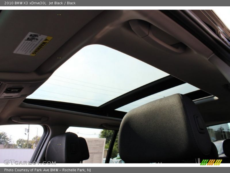 Jet Black / Black 2010 BMW X3 xDrive30i