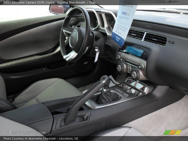 Imperial Blue Metallic / Gray 2010 Chevrolet Camaro SS/RS Coupe