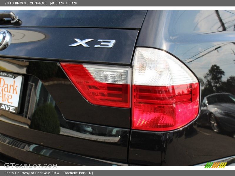 Jet Black / Black 2010 BMW X3 xDrive30i