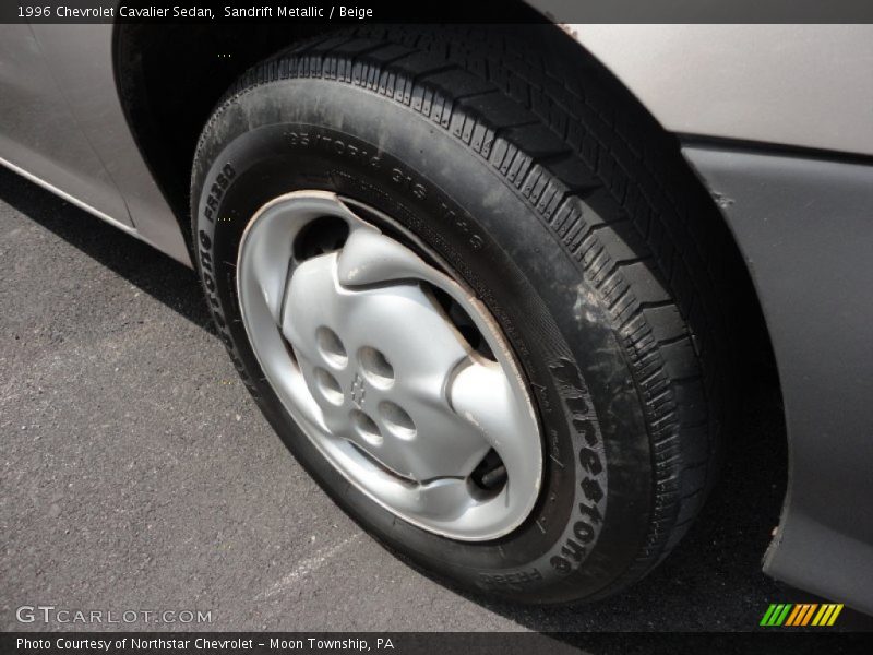 Sandrift Metallic / Beige 1996 Chevrolet Cavalier Sedan