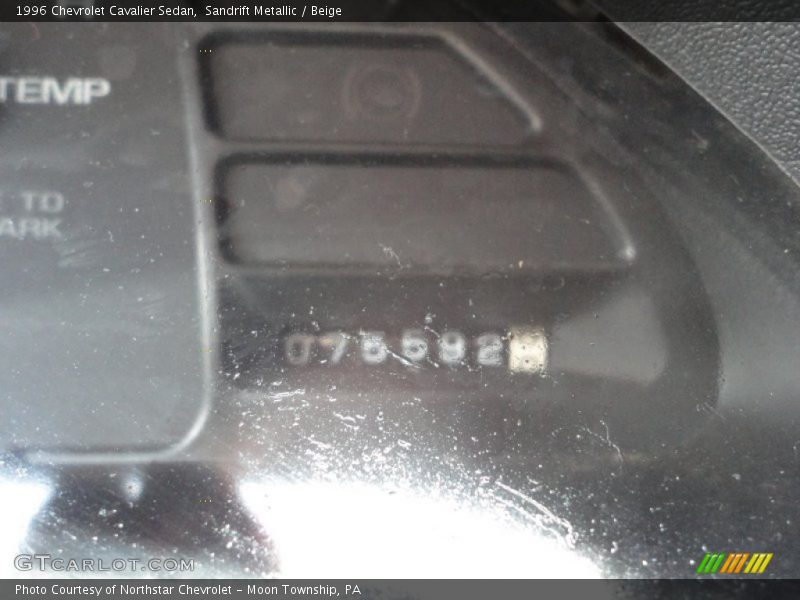 Sandrift Metallic / Beige 1996 Chevrolet Cavalier Sedan