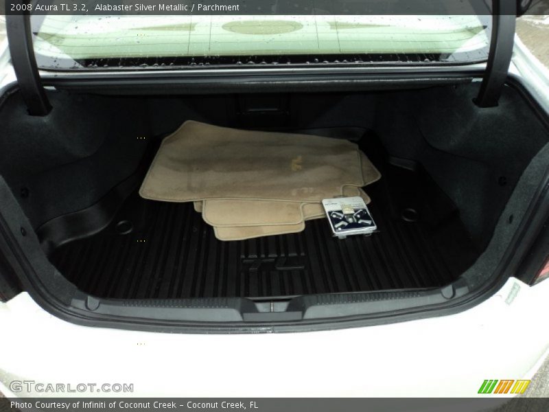 Alabaster Silver Metallic / Parchment 2008 Acura TL 3.2