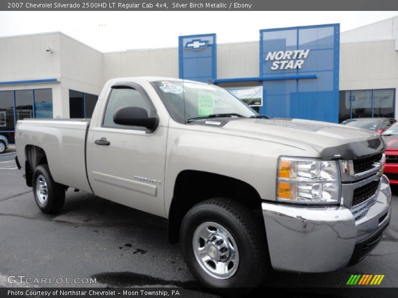 Silver Birch Metallic / Ebony 2007 Chevrolet Silverado 2500HD LT Regular Cab 4x4