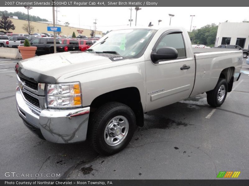 Silver Birch Metallic / Ebony 2007 Chevrolet Silverado 2500HD LT Regular Cab 4x4