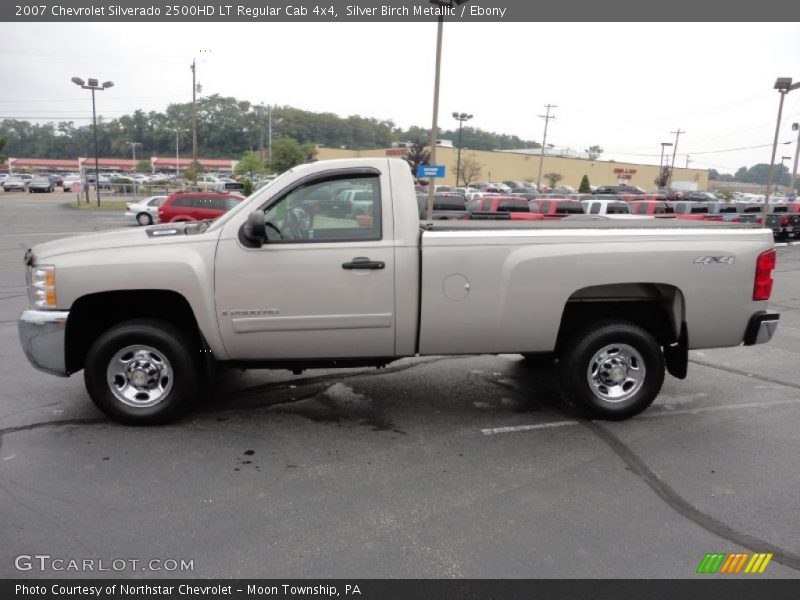 Silver Birch Metallic / Ebony 2007 Chevrolet Silverado 2500HD LT Regular Cab 4x4