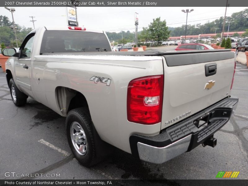 Silver Birch Metallic / Ebony 2007 Chevrolet Silverado 2500HD LT Regular Cab 4x4