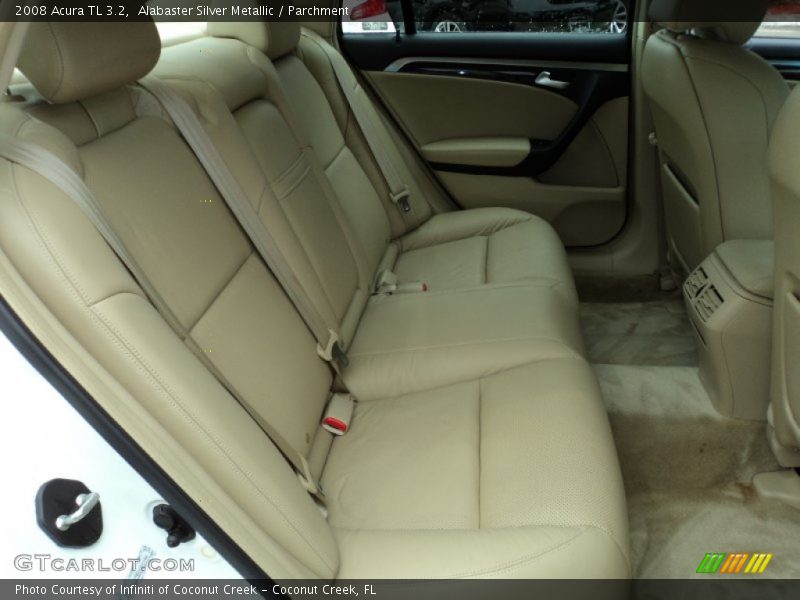Alabaster Silver Metallic / Parchment 2008 Acura TL 3.2