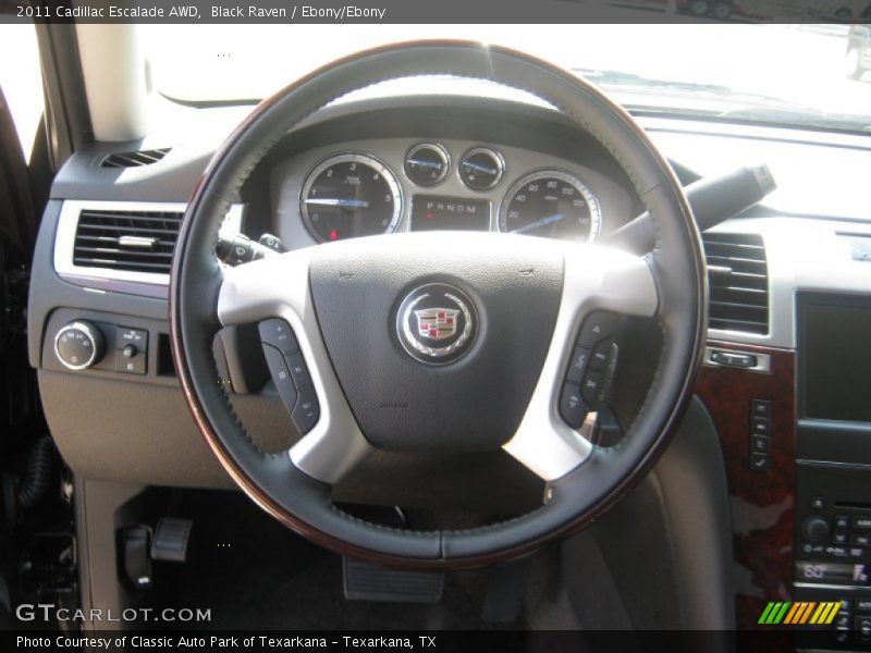 Black Raven / Ebony/Ebony 2011 Cadillac Escalade AWD