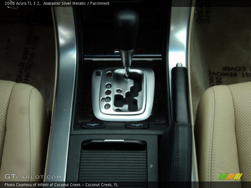 Alabaster Silver Metallic / Parchment 2008 Acura TL 3.2