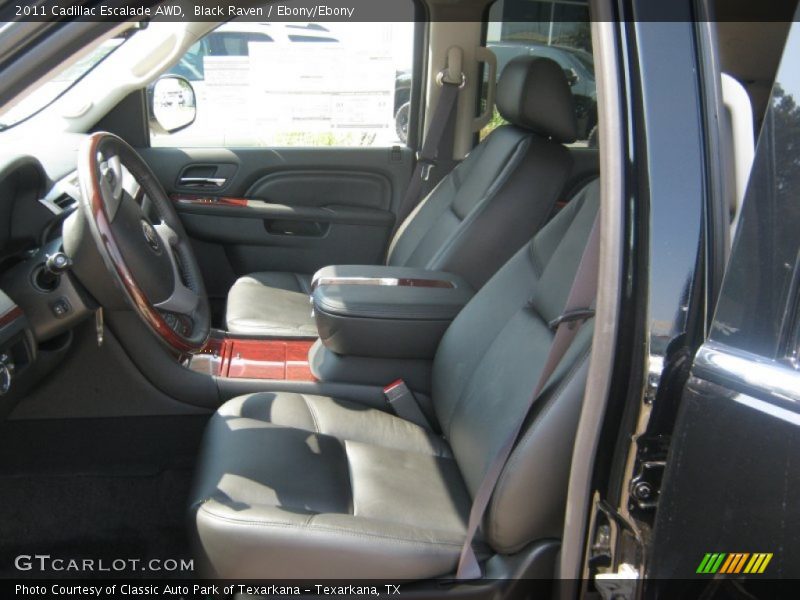 Black Raven / Ebony/Ebony 2011 Cadillac Escalade AWD