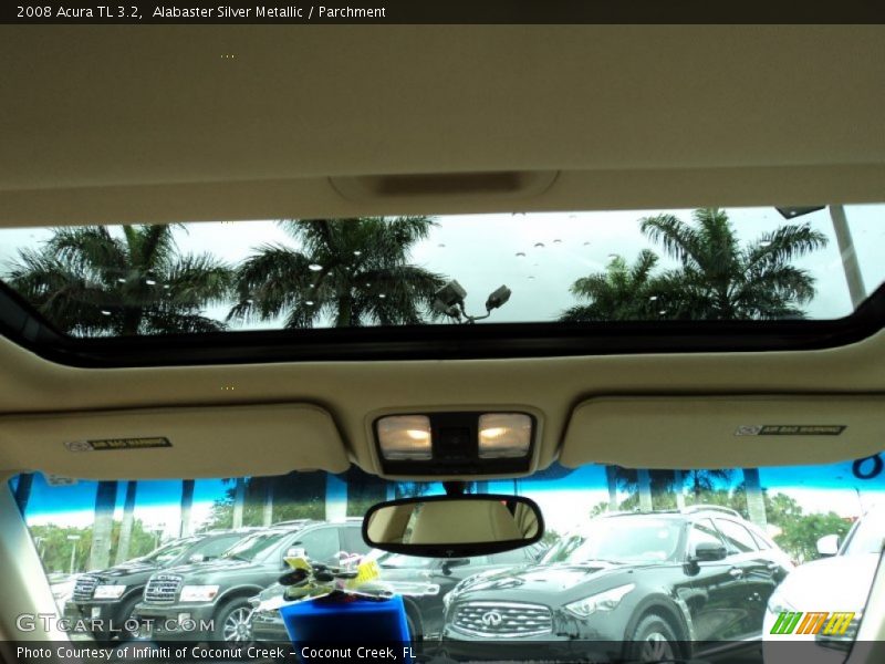 Alabaster Silver Metallic / Parchment 2008 Acura TL 3.2