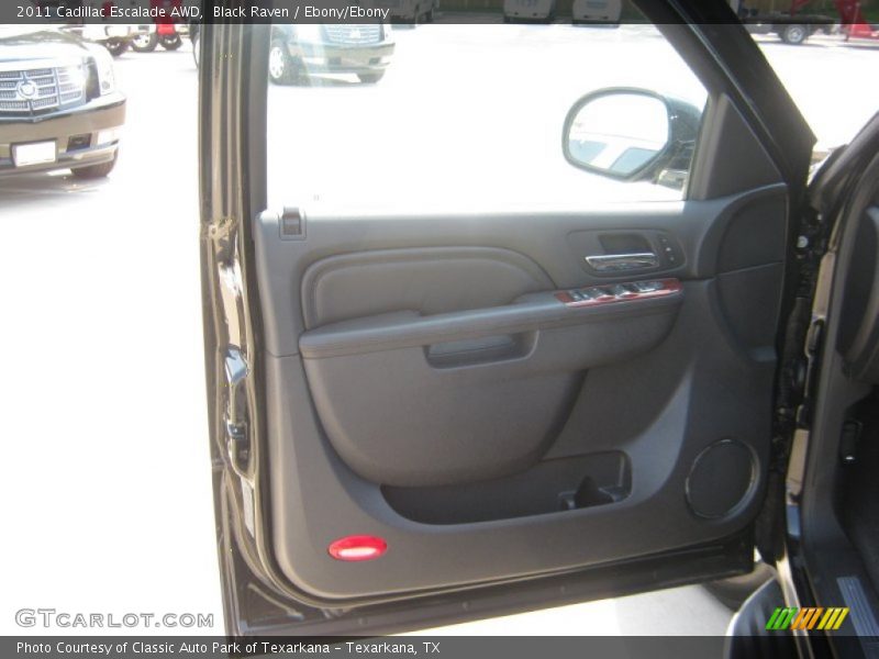 Black Raven / Ebony/Ebony 2011 Cadillac Escalade AWD
