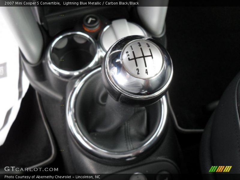 Lightning Blue Metallic / Carbon Black/Black 2007 Mini Cooper S Convertible