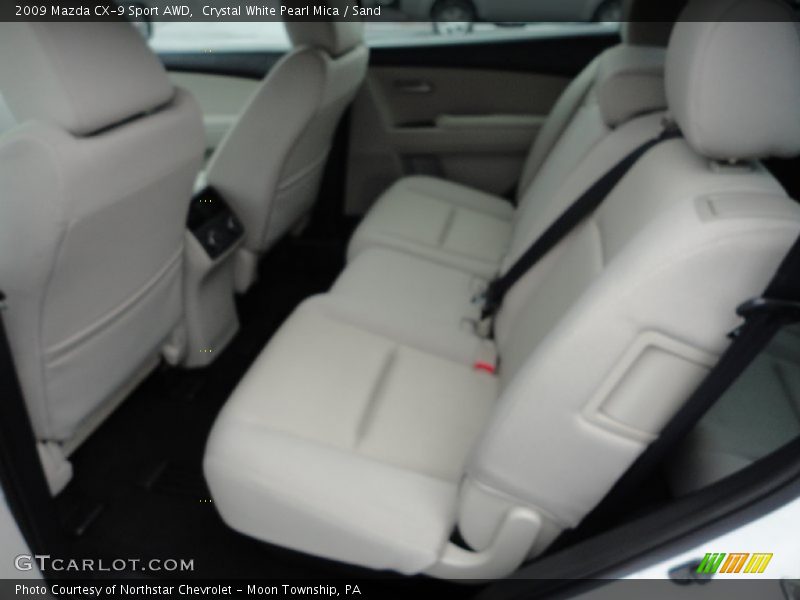 Crystal White Pearl Mica / Sand 2009 Mazda CX-9 Sport AWD