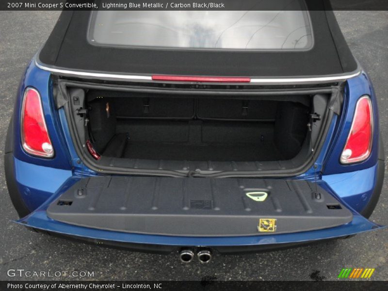 Lightning Blue Metallic / Carbon Black/Black 2007 Mini Cooper S Convertible