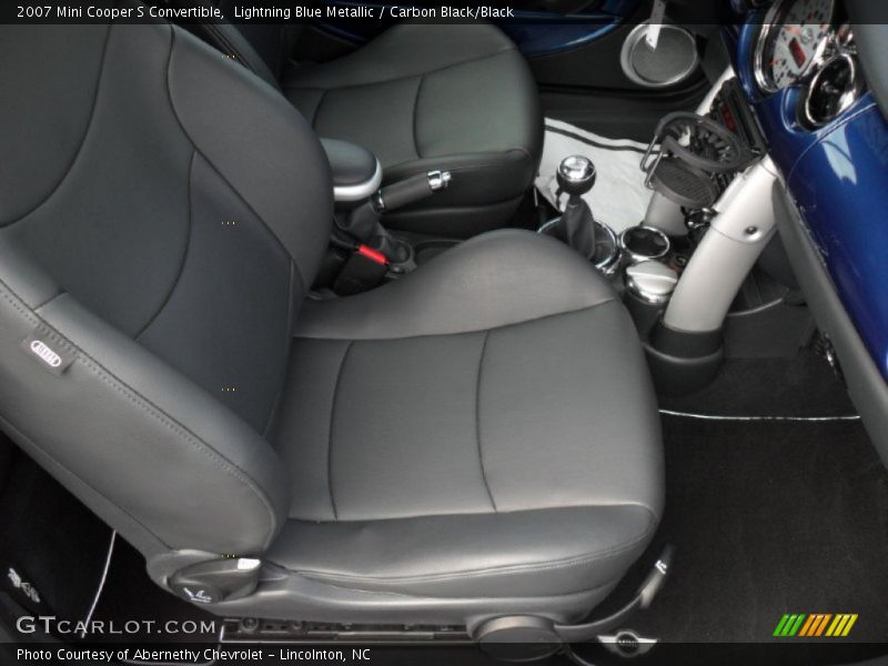 Lightning Blue Metallic / Carbon Black/Black 2007 Mini Cooper S Convertible
