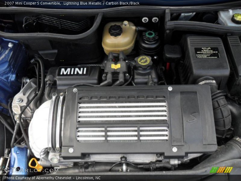 Lightning Blue Metallic / Carbon Black/Black 2007 Mini Cooper S Convertible