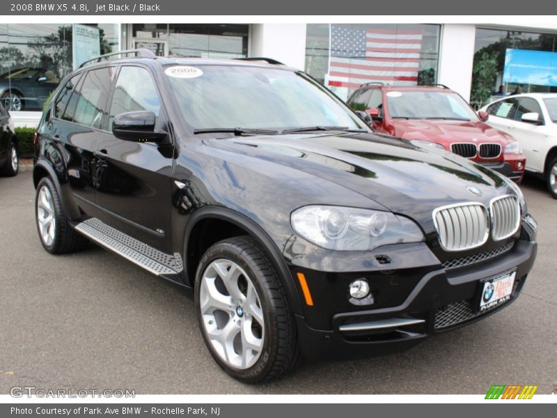 Jet Black / Black 2008 BMW X5 4.8i