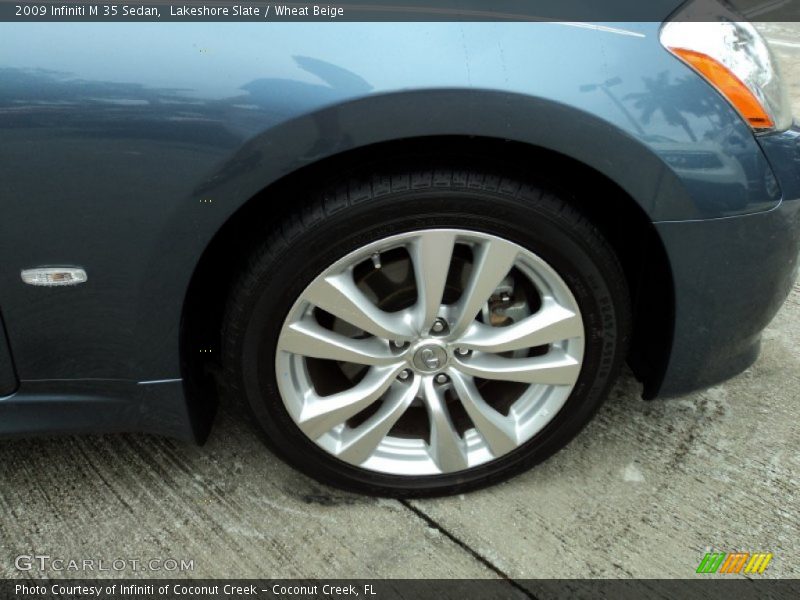 Lakeshore Slate / Wheat Beige 2009 Infiniti M 35 Sedan