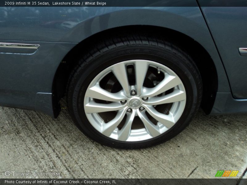 Lakeshore Slate / Wheat Beige 2009 Infiniti M 35 Sedan