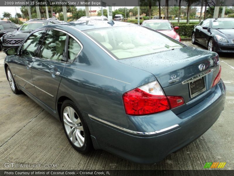 Lakeshore Slate / Wheat Beige 2009 Infiniti M 35 Sedan