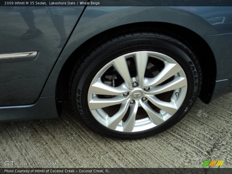 Lakeshore Slate / Wheat Beige 2009 Infiniti M 35 Sedan