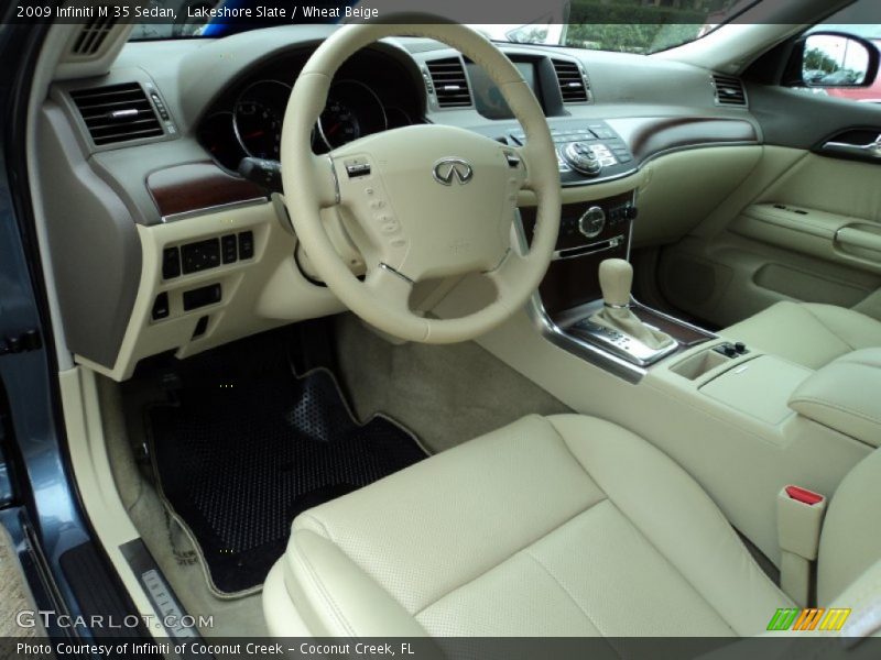 Lakeshore Slate / Wheat Beige 2009 Infiniti M 35 Sedan