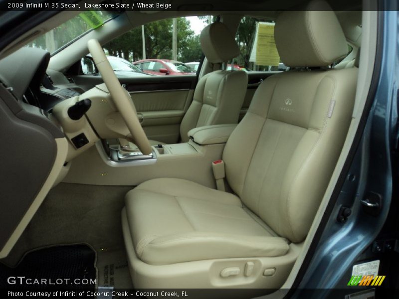 Lakeshore Slate / Wheat Beige 2009 Infiniti M 35 Sedan