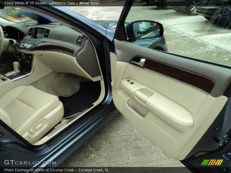 Lakeshore Slate / Wheat Beige 2009 Infiniti M 35 Sedan