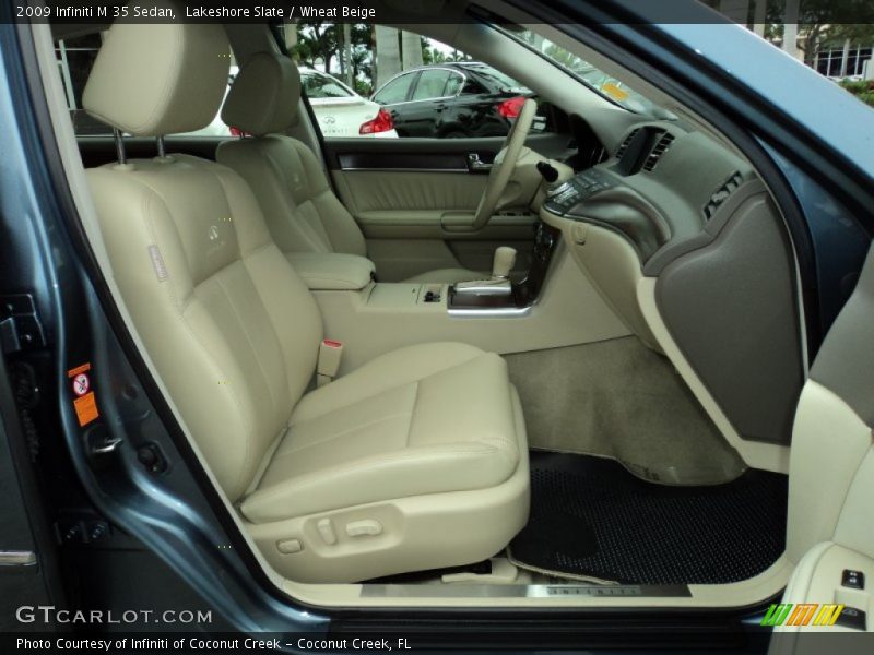 Lakeshore Slate / Wheat Beige 2009 Infiniti M 35 Sedan