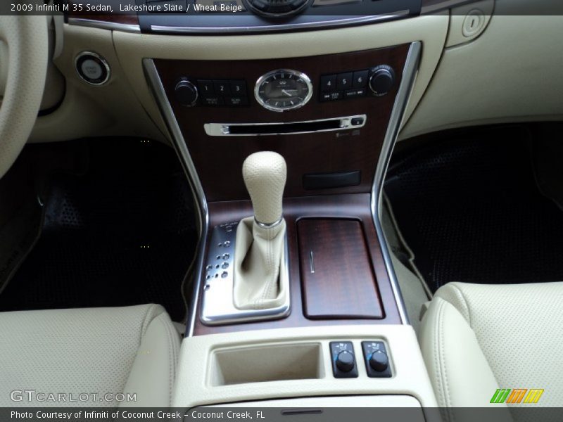 Lakeshore Slate / Wheat Beige 2009 Infiniti M 35 Sedan
