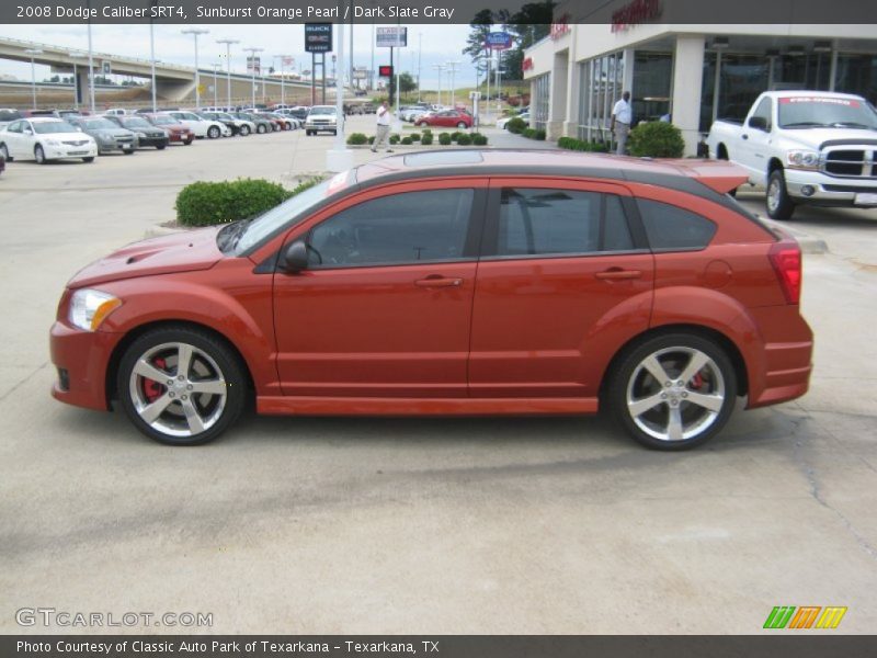 Sunburst Orange Pearl / Dark Slate Gray 2008 Dodge Caliber SRT4