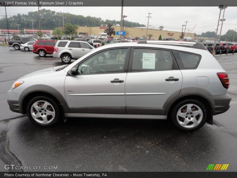 Platinum Silver / Graphite 2007 Pontiac Vibe