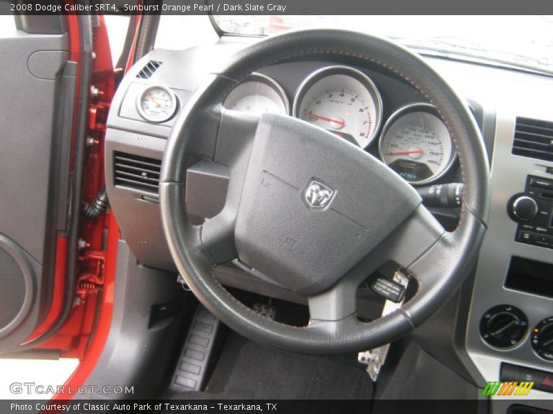 Sunburst Orange Pearl / Dark Slate Gray 2008 Dodge Caliber SRT4