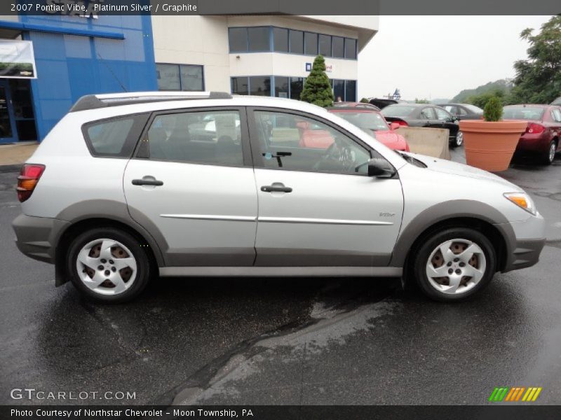 Platinum Silver / Graphite 2007 Pontiac Vibe