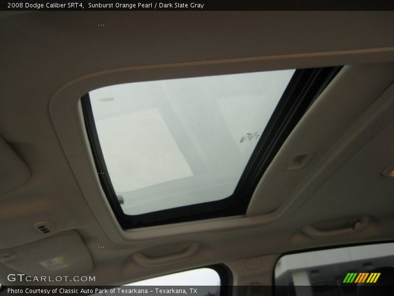 Sunburst Orange Pearl / Dark Slate Gray 2008 Dodge Caliber SRT4