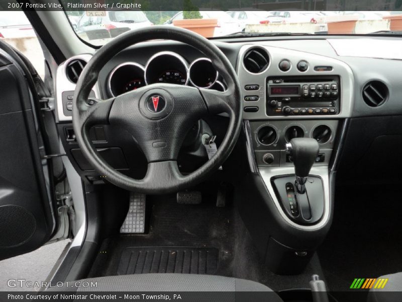 Platinum Silver / Graphite 2007 Pontiac Vibe