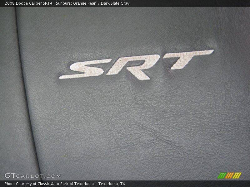 Sunburst Orange Pearl / Dark Slate Gray 2008 Dodge Caliber SRT4