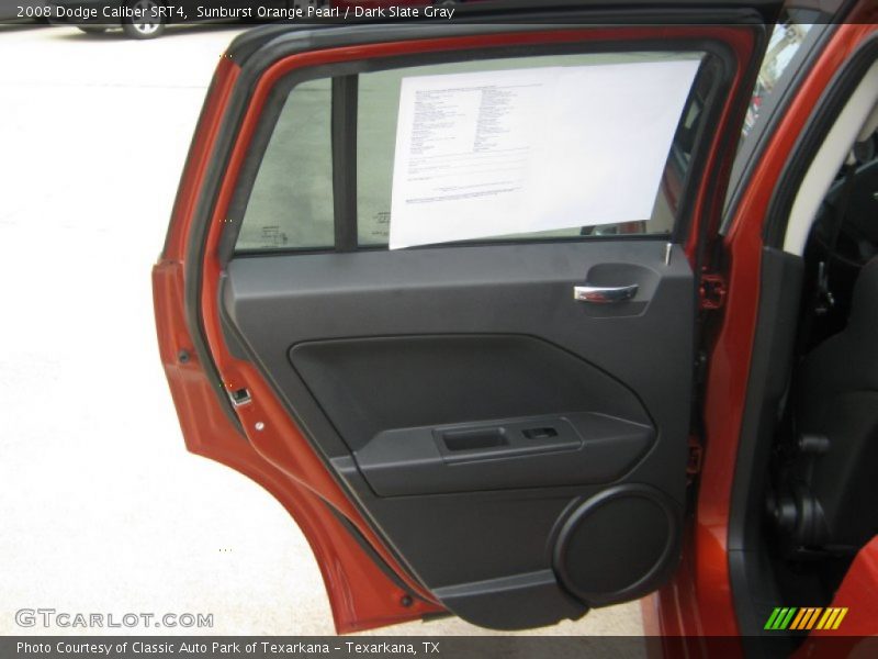 Sunburst Orange Pearl / Dark Slate Gray 2008 Dodge Caliber SRT4
