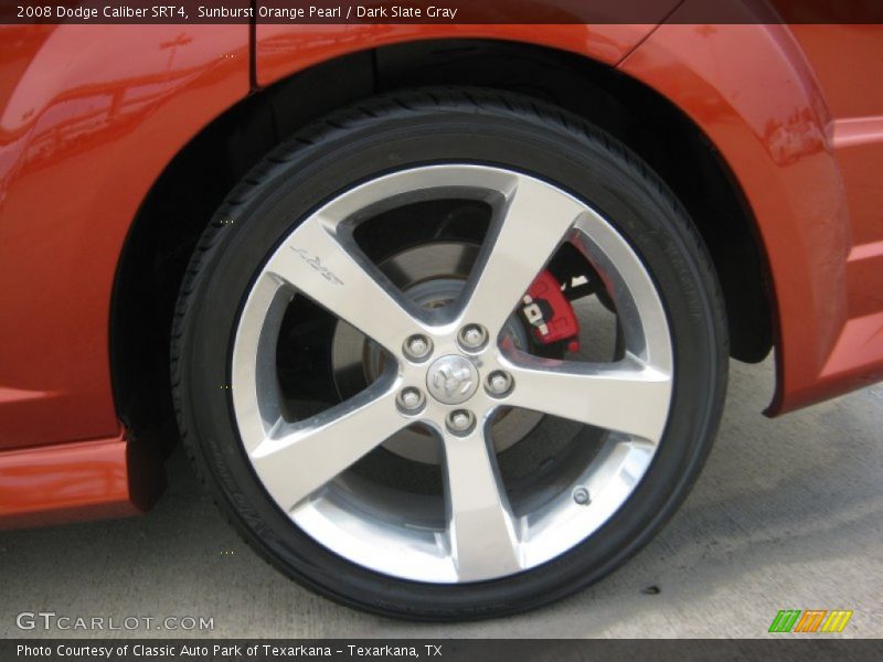 Sunburst Orange Pearl / Dark Slate Gray 2008 Dodge Caliber SRT4