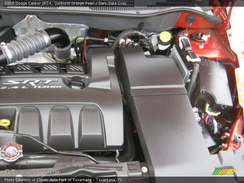 Sunburst Orange Pearl / Dark Slate Gray 2008 Dodge Caliber SRT4