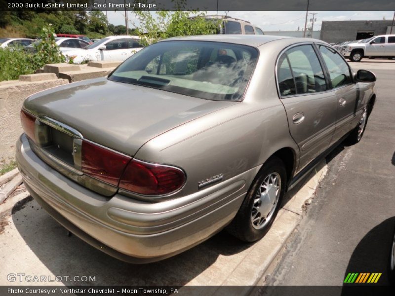 Gold Firemist / Taupe 2000 Buick LeSabre Limited